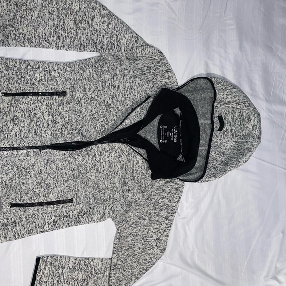 Calvin Klein Women's Black and Gray Snow Jacket - Picture 3 of 3